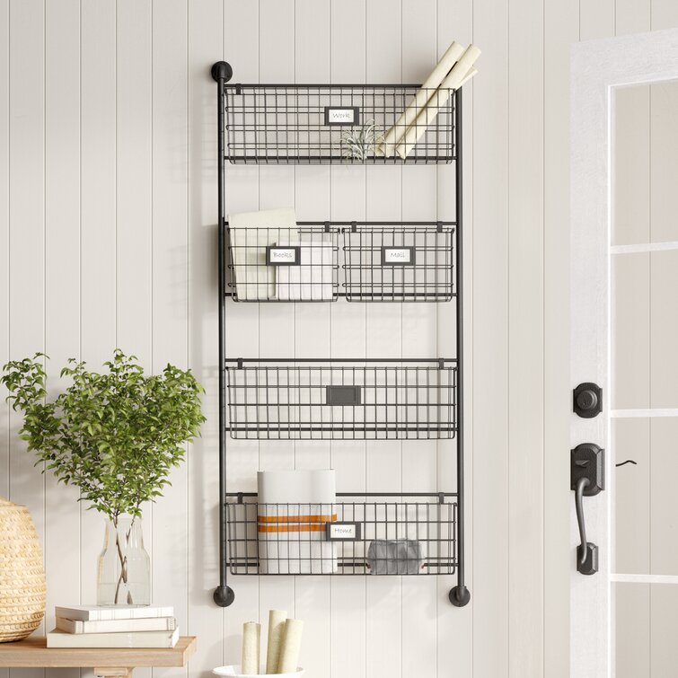 Metal deals wall organizer